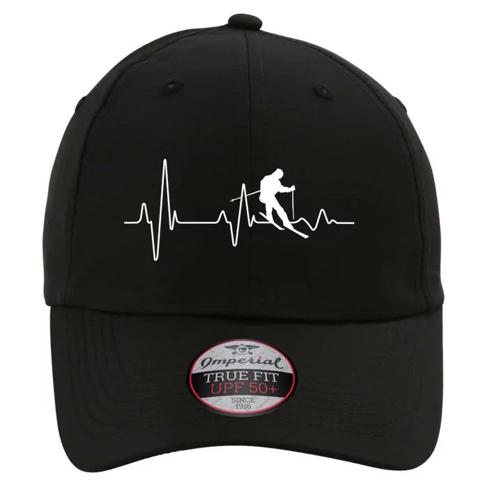 Womens Ski Skier Gifts & Heartbeat For Skiing Bum The Original Performance Cap