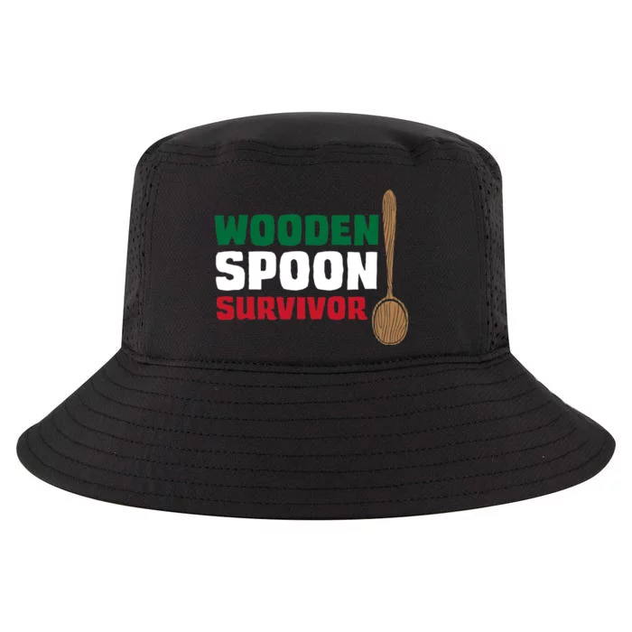 Wooden Spoon Survivor Italian Flag Cool Comfort Performance Bucket Hat