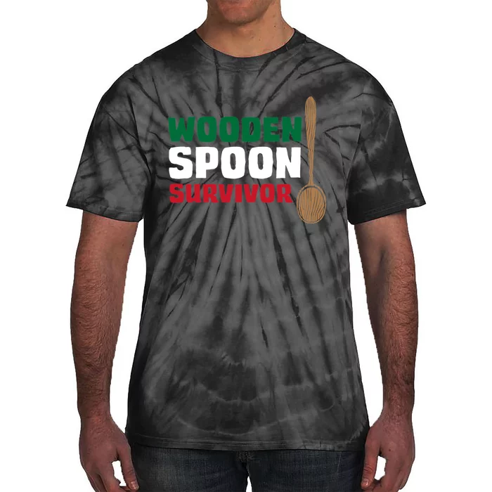 Wooden Spoon Survivor Italian Flag Tie-Dye T-Shirt