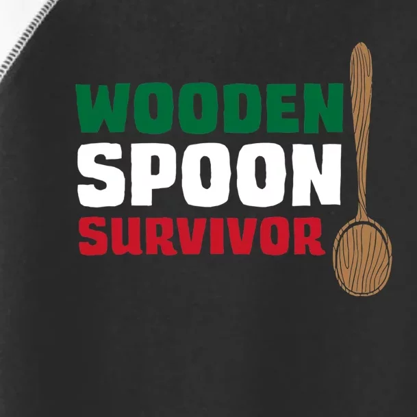 Wooden Spoon Survivor Italian Flag Toddler Fine Jersey T-Shirt