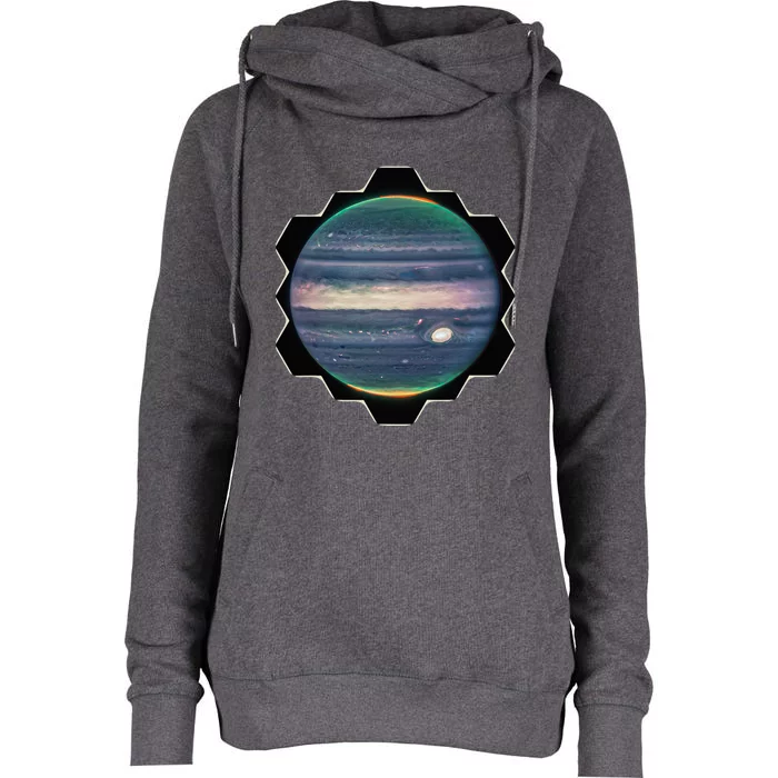 Webb Space Telescope New Image Jupiter Jwst Womens Funnel Neck Pullover Hood