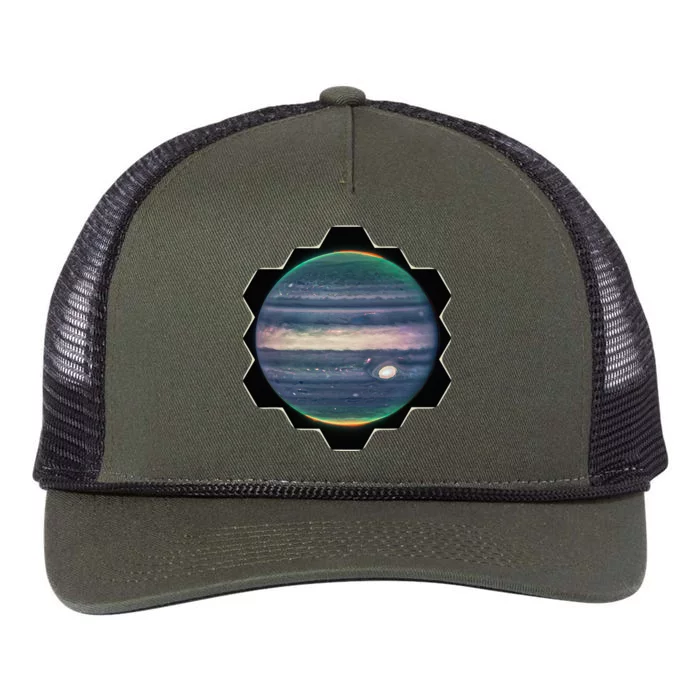 Webb Space Telescope New Image Jupiter Jwst Retro Rope Trucker Hat Cap