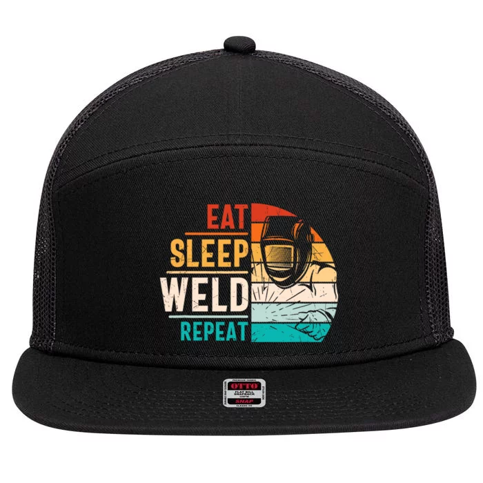 Welding Specialist TIG MAG Welder Definition 7 Panel Mesh Trucker Snapback Hat