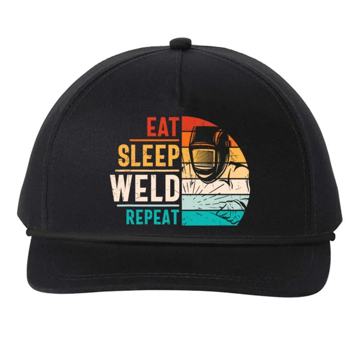 Welding Specialist TIG MAG Welder Definition Snapback Five-Panel Rope Hat