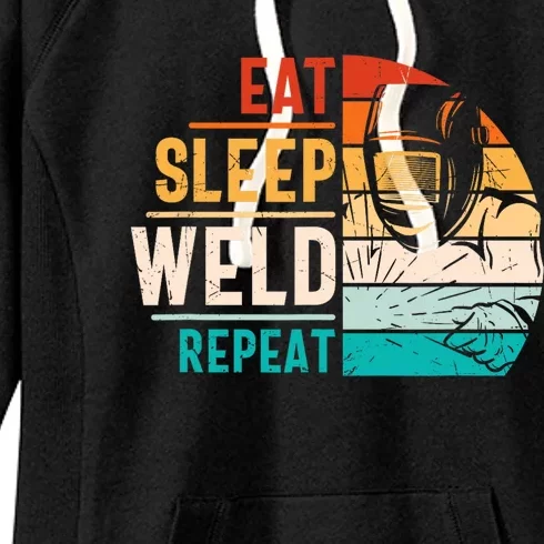 Welding Specialist TIG MAG Welder Definition Women's Fleece Hoodie