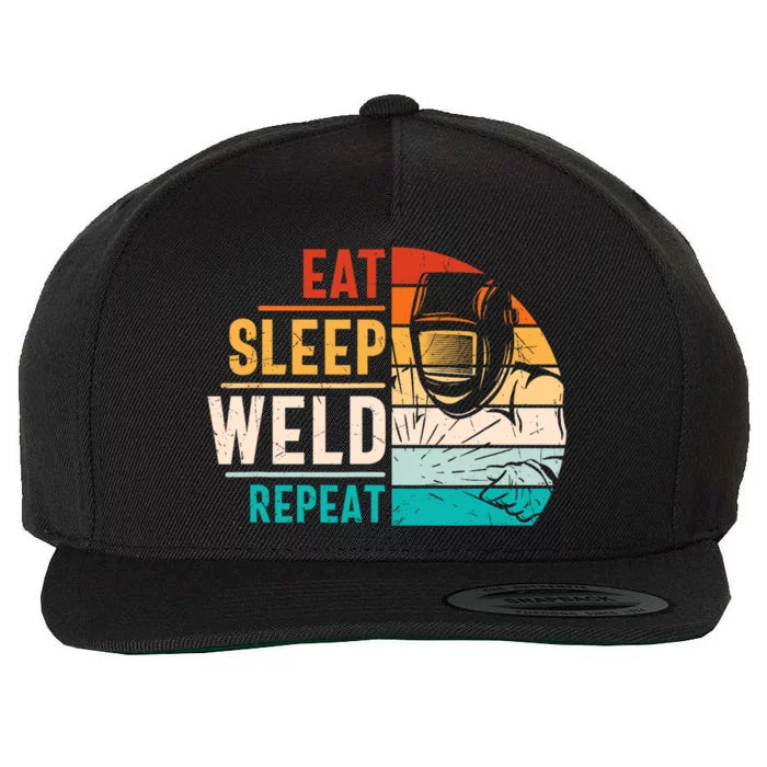 Welding Specialist TIG MAG Welder Definition Wool Snapback Cap