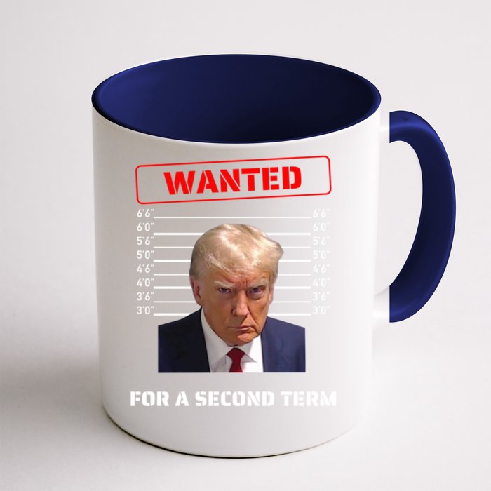 Wanted Second Term Pro Trump 2024 Gift Front & Back Coffee Mug