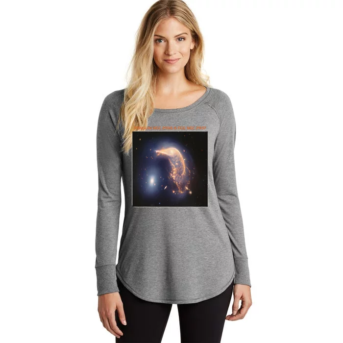 Webb Space Telescope The Penguin And Egg Ngc 2936 2937 Jwst Women's Perfect Tri Tunic Long Sleeve Shirt