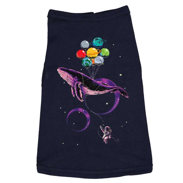 Whale Space Travel Scientist Outer Space Planets Science Doggie Tank