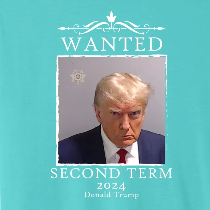 Wanted Second Term 2024 Trump Donald Mugshot ChromaSoft Performance T-Shirt