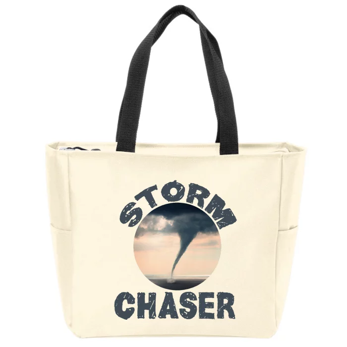 Weather Storm Tornado Hurricane Chaser Zip Tote Bag