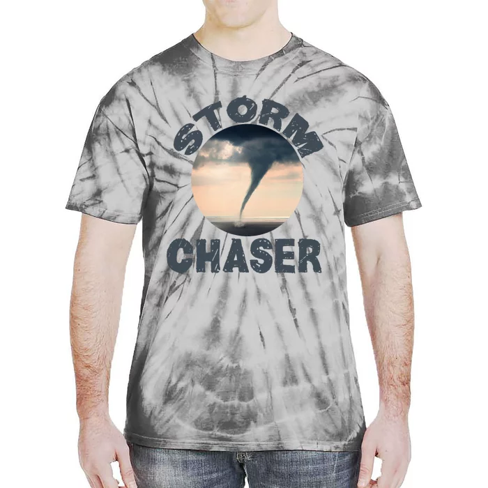 Weather Storm Tornado Hurricane Chaser Tie-Dye T-Shirt