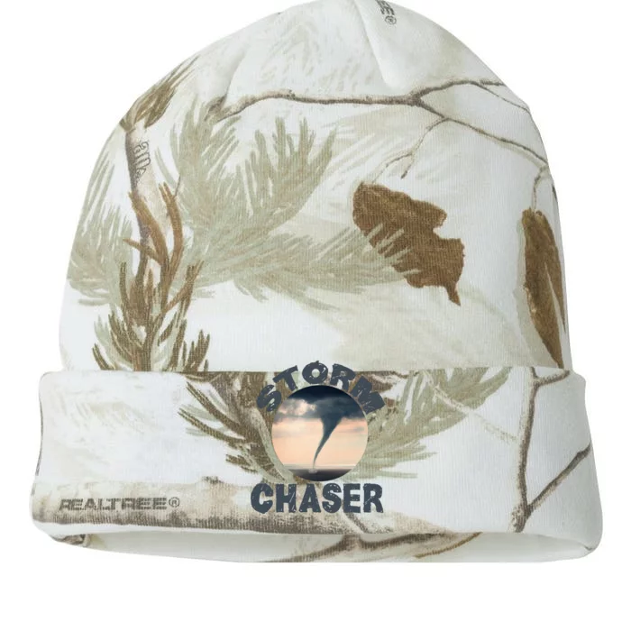 Weather Storm Tornado Hurricane Chaser Kati - 12in Camo Beanie