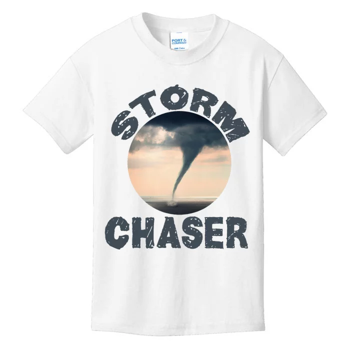 Weather Storm Tornado Hurricane Chaser Kids T-Shirt