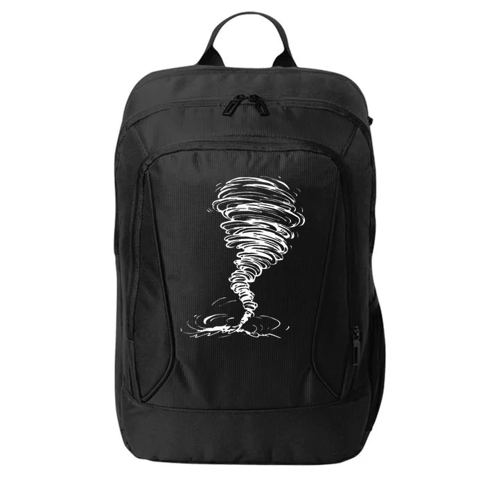 While Storm Tornado Twister Hurricane Weather Scary Costume City Backpack