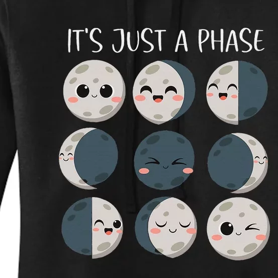 Women Science Teacher Moon Phases Scientist Women's Pullover Hoodie