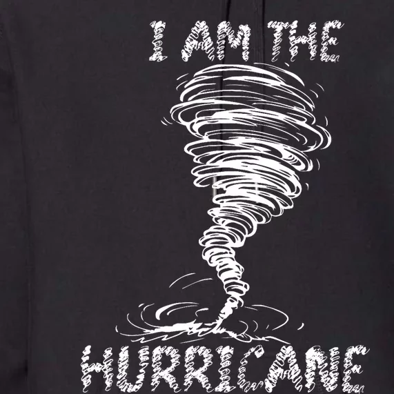 White Storm Twister Hurricane Tornado Weather Scary Costume Premium Hoodie