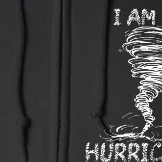 White Storm Twister Hurricane Tornado Weather Scary Costume Full Zip Hoodie