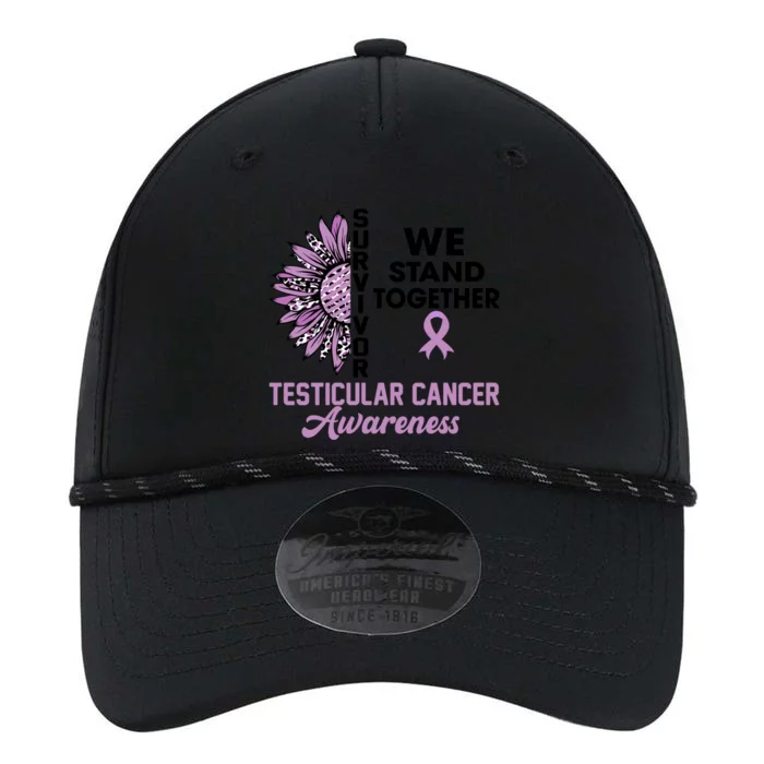 We Stand Together Testicular Cancer Awareness Month Survivor Cool Gift Performance The Dyno Cap