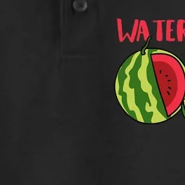 Watermelon Squad Tropical Fruits Dry Zone Grid Performance Polo