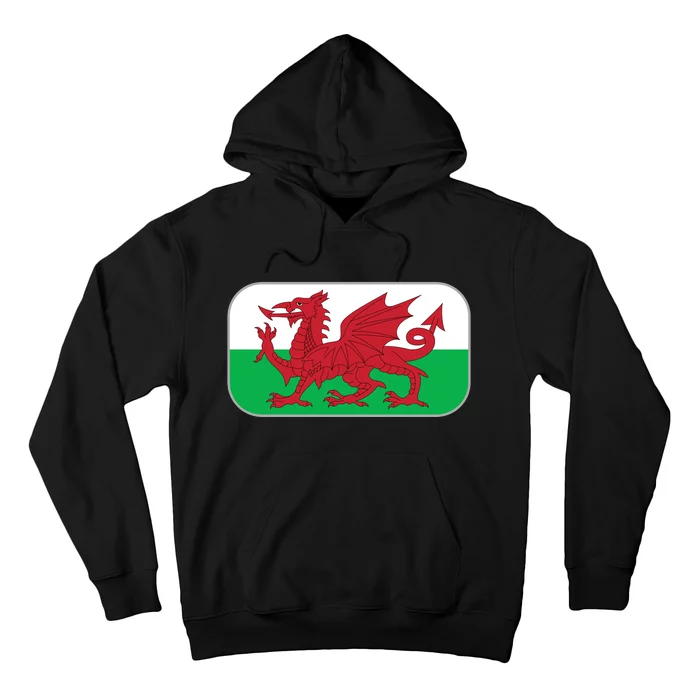 Wales Soccer Team Welsh Flag Y Ddraig Goch Hoodie