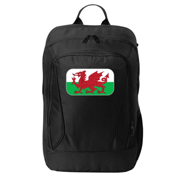 Wales Soccer Team Welsh Flag Y Ddraig Goch City Backpack