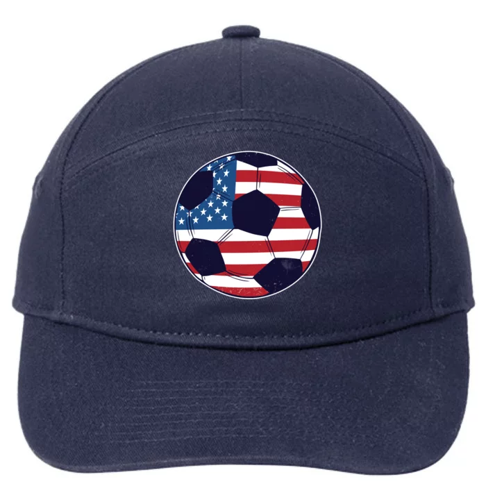 World Soccer United States 7-Panel Snapback Hat