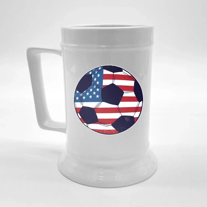 World Soccer United States Front & Back Beer Stein