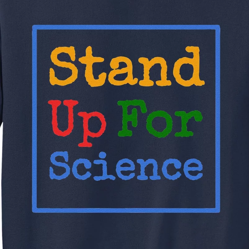 Womens Stand Up For Science Climate Change Earth Day Sweatshirt