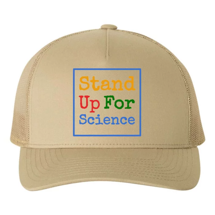 Womens Stand Up For Science Climate Change Earth Day Yupoong Adult 5-Panel Trucker Hat