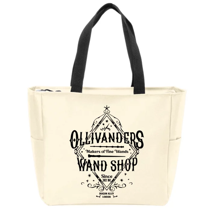 Wand Shop Universal Trip Wizard Wand Zip Tote Bag