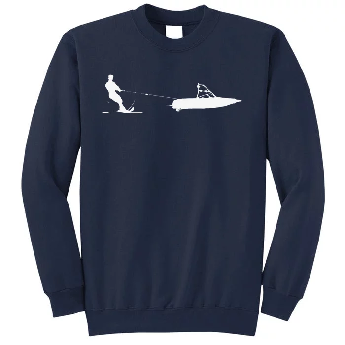 Water Ski vintage Water Skiing Gift For Water Skiers Tall Sweatshirt