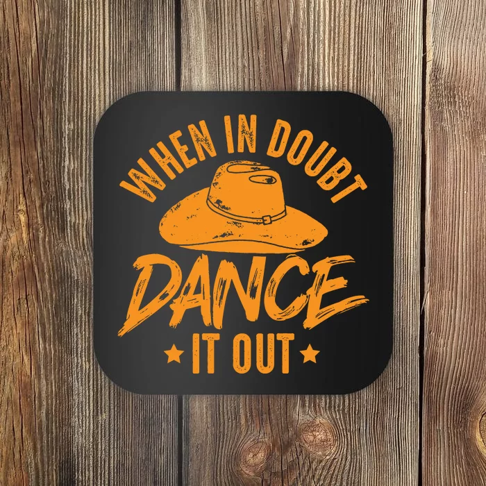 Western Style Vintage Line Dancing Coaster