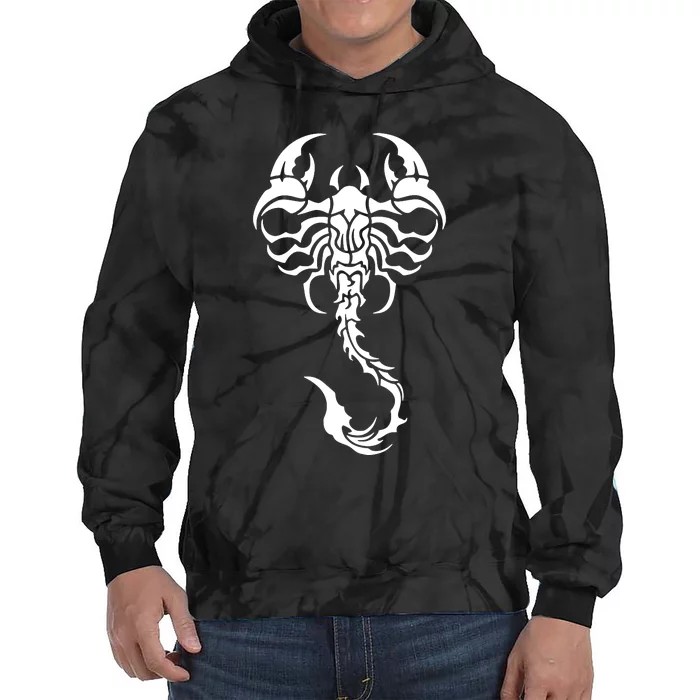 White Scorpion Tie Dye Hoodie