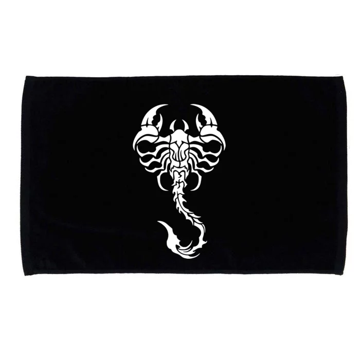 White Scorpion Microfiber Hand Towel