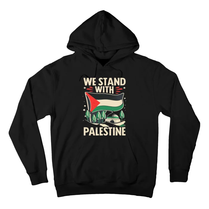 We Stand With Palestine For Their Freedom Free Palestine Hoodie