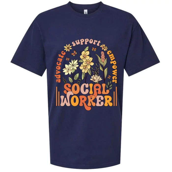 Wildflower Social Worker Sueded Cloud Jersey T-Shirt