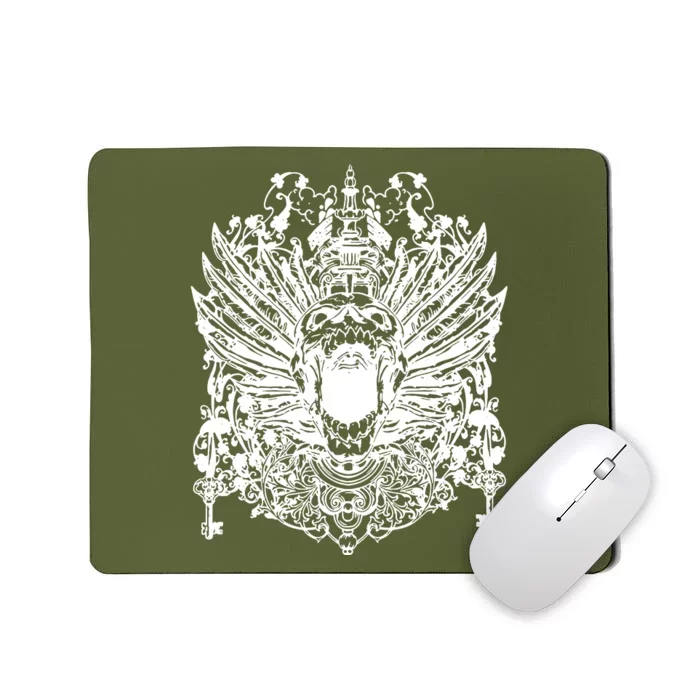 Winged Skull Mousepad