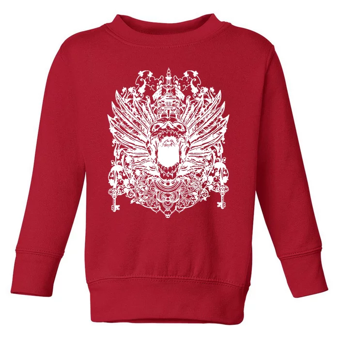 Winged Skull Toddler Sweatshirt