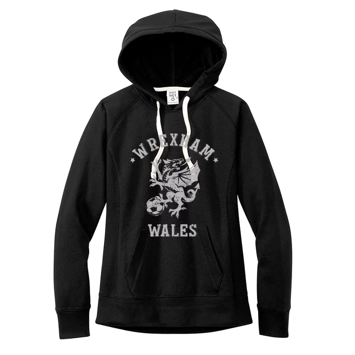 Wrexham Shirts Wales Soccer Jersey Women's Fleece Hoodie