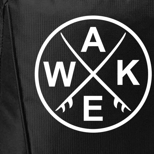 Wake Surf Wakesurfing Wakesurfer Surfboard Gift City Backpack