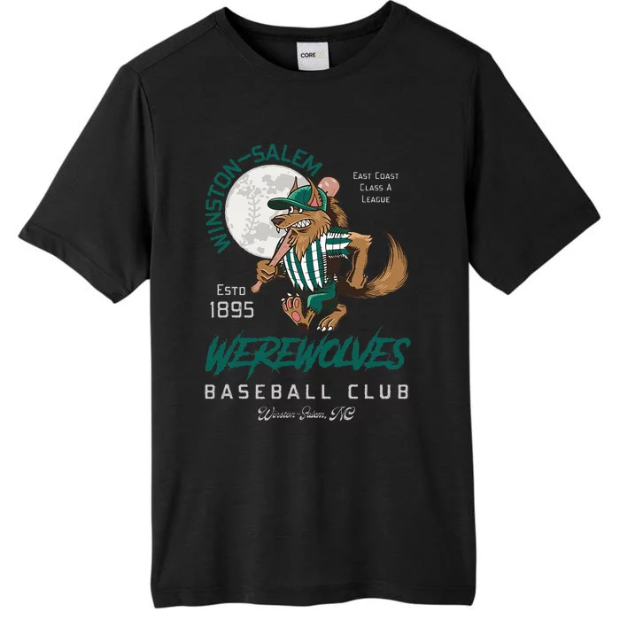 Winston Salem Werewolves Retro Minor League Baseball Team ChromaSoft Performance T-Shirt