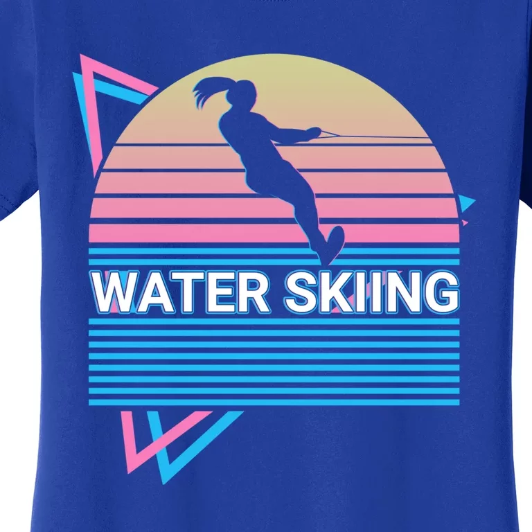 Water Ski Water Skiing Retro Funny Gift Women's T-Shirt