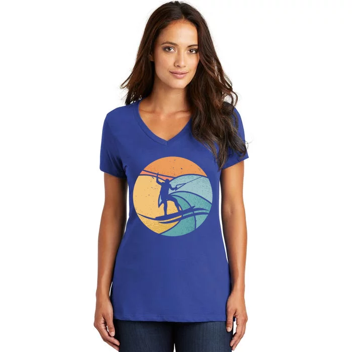 Water Ski Water Sport Waterskiing Water Skiing Great Gift Women's V-Neck T-Shirt