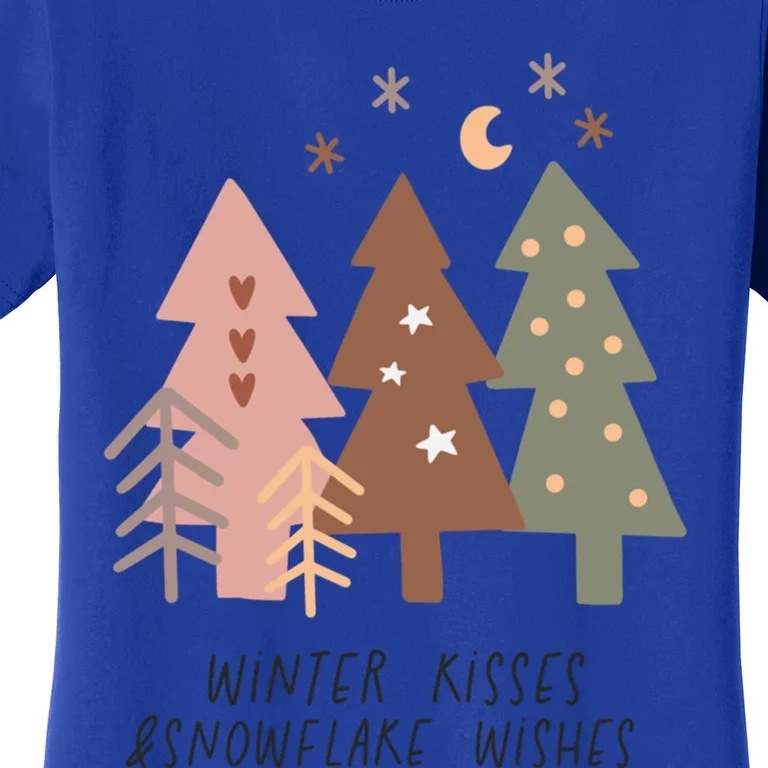 Winter Snowflake Wishes Boho Christmas Product Gift Women's T-Shirt