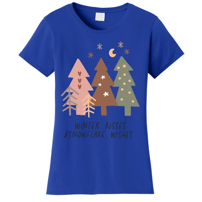 Winter Snowflake Wishes Boho Christmas Product Gift Women's T-Shirt