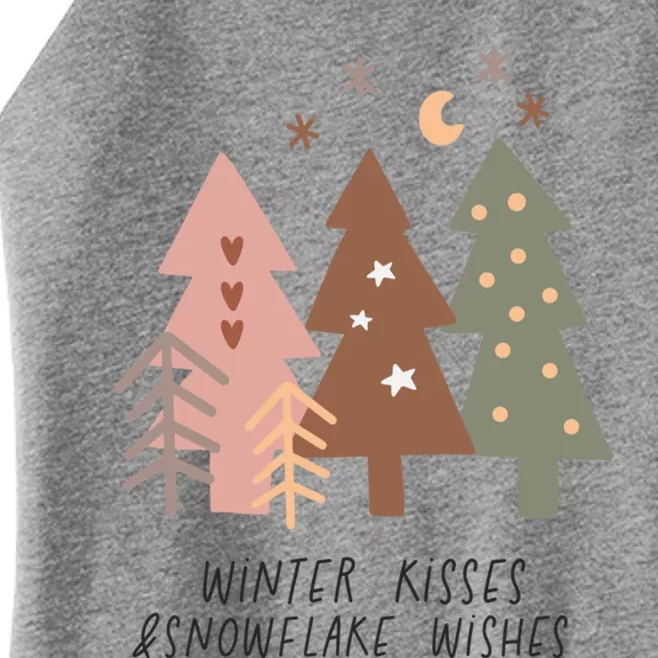 Winter Snowflake Wishes Boho Christmas Product Gift Women’s Perfect Tri Rocker Tank