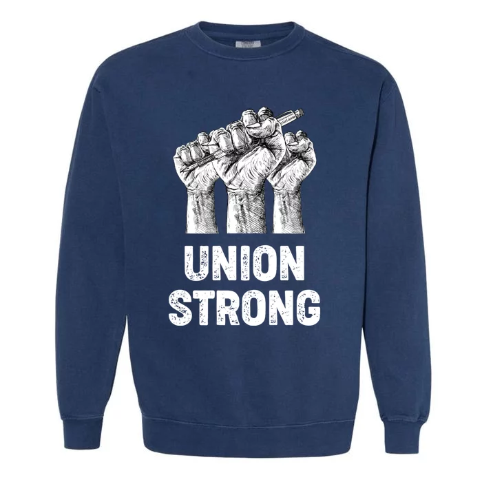 WGA Strike Writers Guild On Strike Writers Guild America Garment-Dyed Sweatshirt