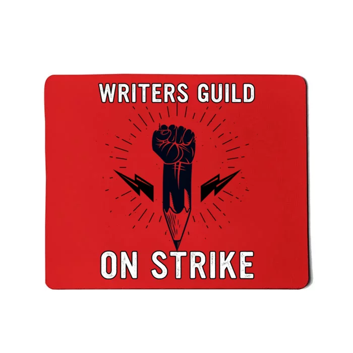 WGA Strike Writers Guild On Strike Writers Guild America Mousepad