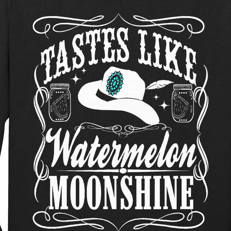 Whiskey Style Watermelon Moonshine Tall Long Sleeve T-Shirt